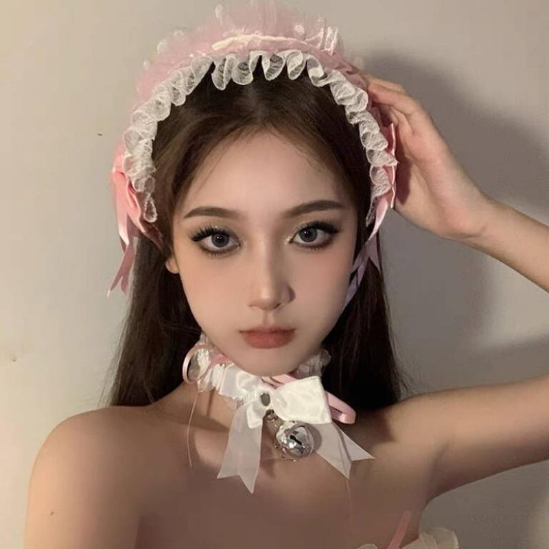 Lace Headpiece, Sweet and Versatile Hairband Accessory, Maid Style Accessory for Women