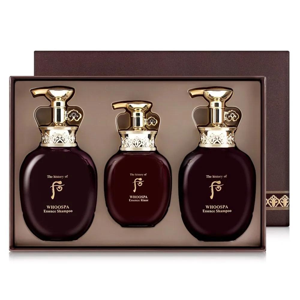 THE WHOO Whoo Spa Hair 3-Piece Set Hypoallergenic Herbal Scalp Care Shampoo & Conditioner Gift