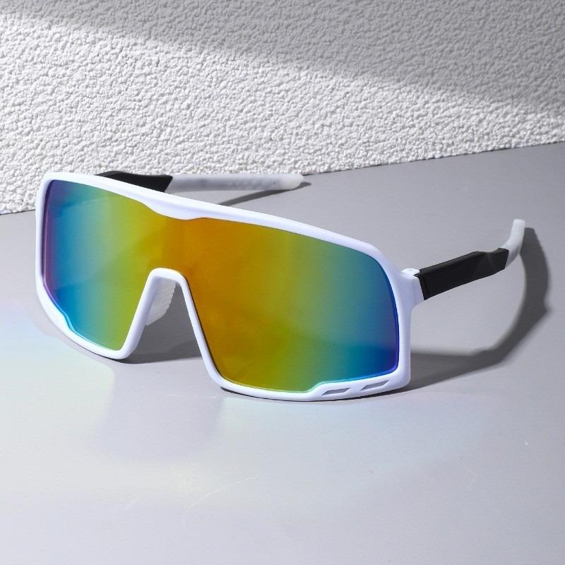 Men Square UV400 Cycling Sunglasses Bike Shades Big Frame Sunglass Outdoor Bicycle Glasses Male Goggles