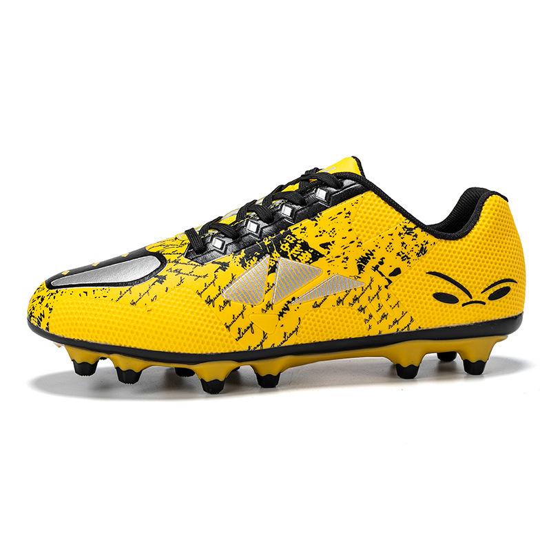 New Children's Low-Top Studded Football Shoes for Boys & Girls - Rubber Grass Field Sports Training