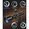 3-9x40 Compact RifleScope Crosshair Reticle with Mounts for Quick Aiming Made Of High-strength Aluminum Alloy