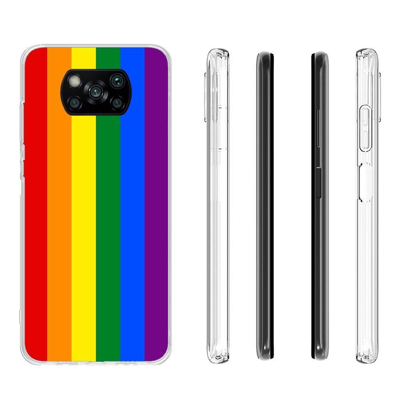 Love Is Love LGBT Rainbow Case Phone Cover for Xiaomi Redmi Note 10 9 9S 8 8T 7 5 Pro Mi 12T 11T 10T 9T 12 11 Lite A3 A2 Trend F