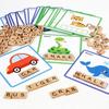 Juguetes Educativos 100 Piezas Ver y Deletrear Juguetes de Aprendizaje Juego de Deletreo de Emparejar Letras Juegos de Palabras de Vista Educativo