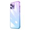 For iPhone 14 Pro Max Transparent Electroplated PC Gradient Phone Case