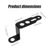 2PCS Aluminum Alloy Motorcycle Auxiliary Headlight Support Bracket Spotlight Clamp Rearview Mirror Lamp Bracket Extension