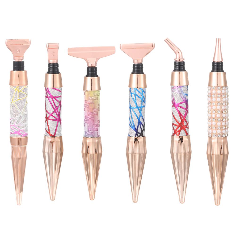 Punct de cruce cu sclipici diamant pictură cu diamant Pen Point Foraj Pixuri Accesorii pentru pictura cu diamant