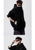 Unisex Heavyweight Double Zipper Hoodie, 300g - Sporty Loose Fit Cardigan for Spring and Autumn