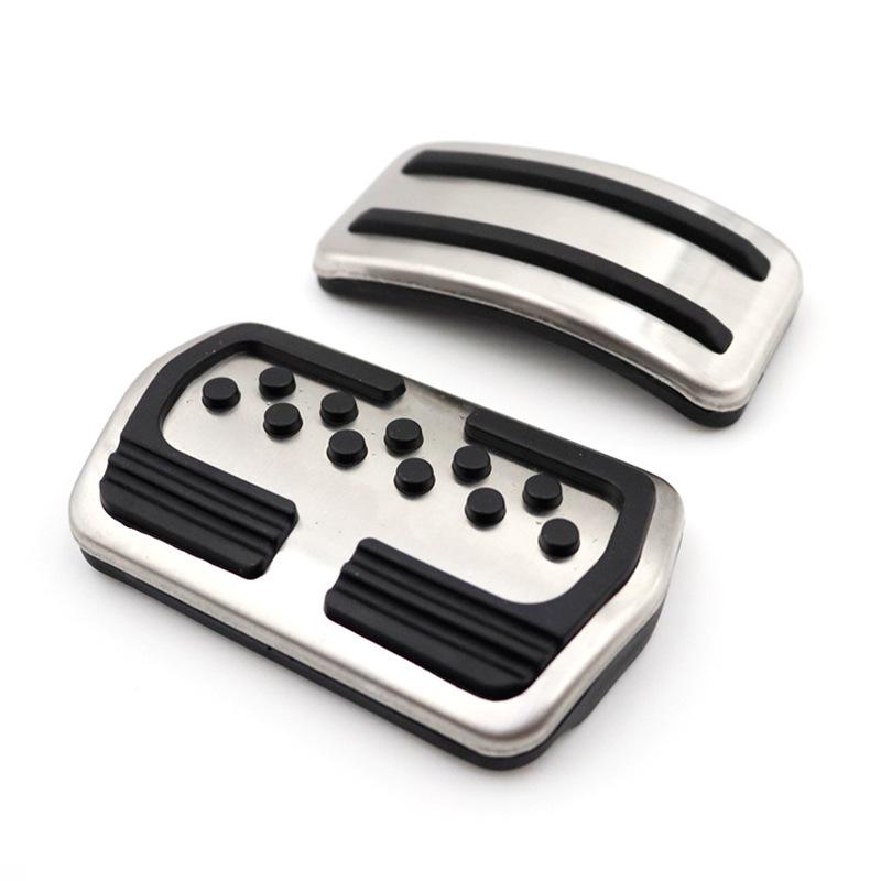 Non-slip Pedal Set for Ford Focus Facelift: Throttle, Brake, and Rest