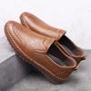 Men's autumn Doudou shoes 2025 new breathable men's shoes casual leather shoes men's batch leather shoes