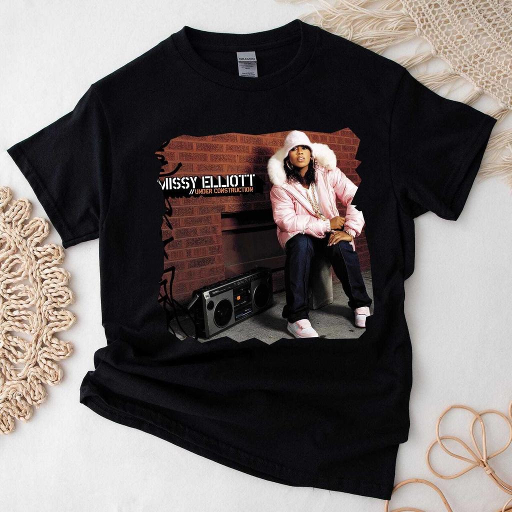 Missy Elliott Mens Womens Unisex Cotton T shirt, Music Tour Shirt