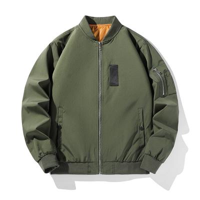 Jacke Herrenjacke Herren Baseballkragenjacke Baseballanzug Herren Fliegeranzug