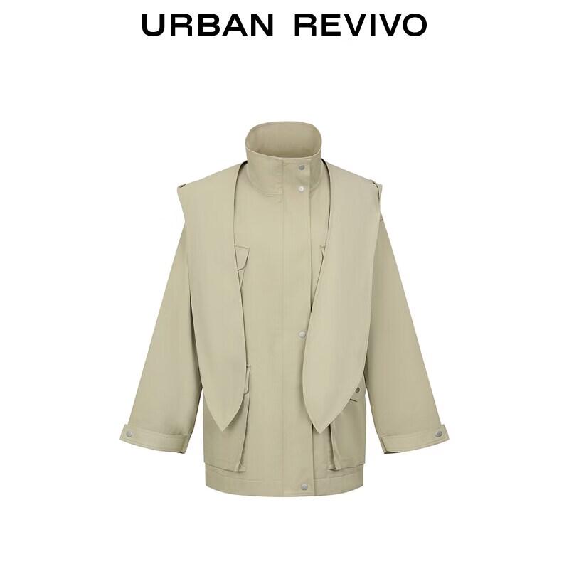 UR2026 Women's Amber Streamer Hooded Loose Jacket