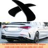 Lábio Divisor Spoiler Lateral para Para-choque Traseiro para Mercedes Benz W206 Sedan S206 Wagon C200 C220 C300 C43 C63 AMG 2021 2022 2023+