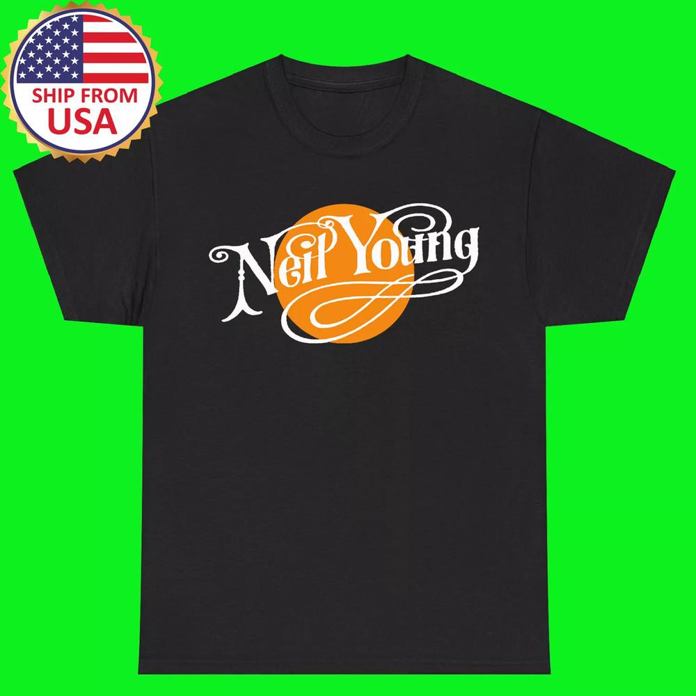 

Neil Young Legend Black T-Shirt Size S5XL Unisex T-Shirt S