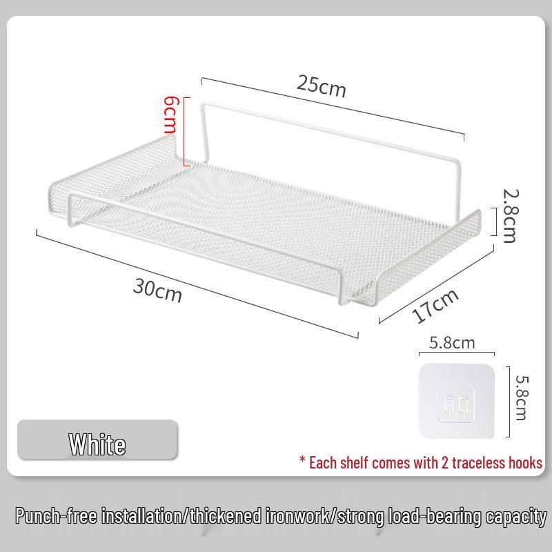 Wall-Mounted Router & TV Box Shelf – Punch-Free Storage Rack