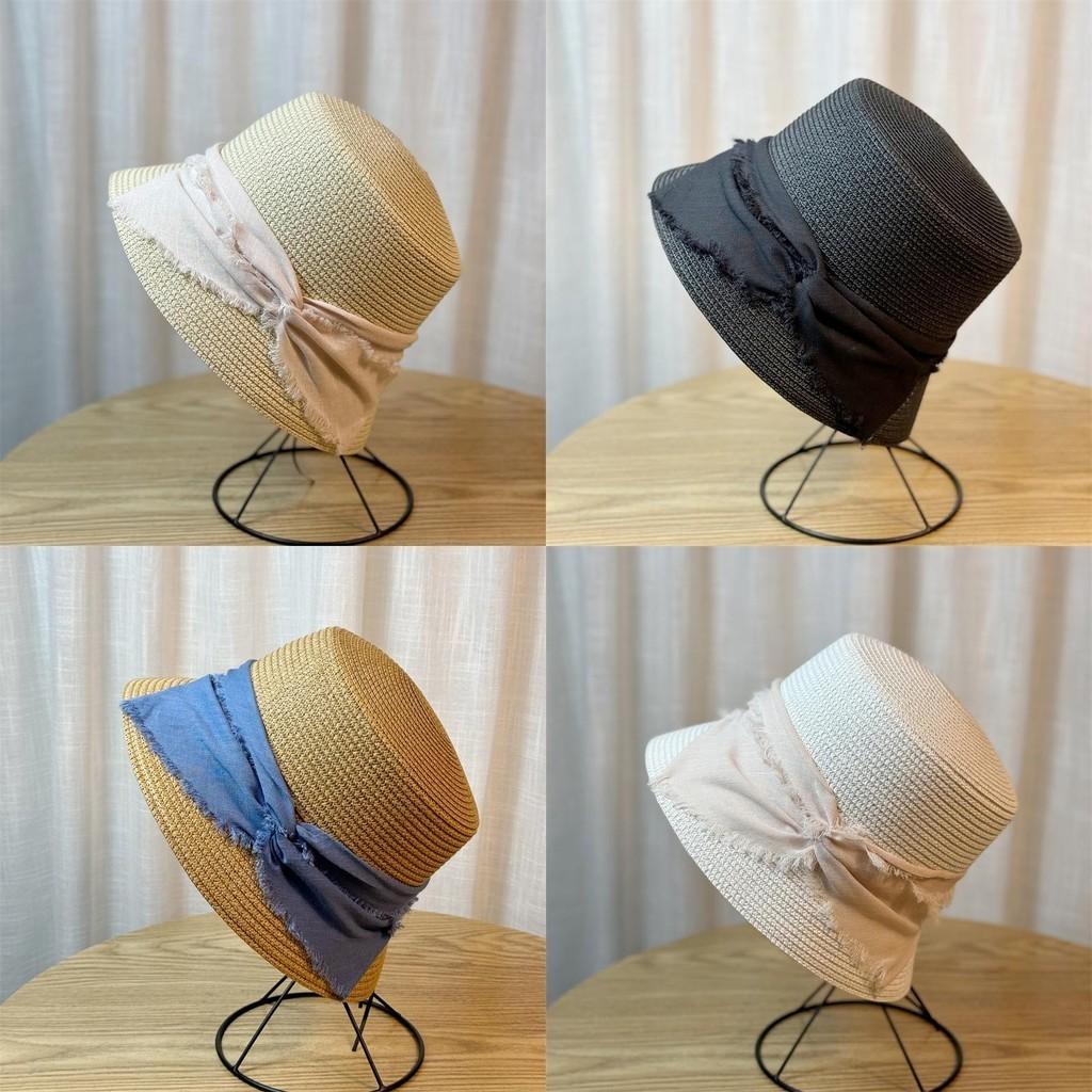 Chic Flat Top Fisherman Hat For Women With Wide Brim Sunshade Perfect For Summer