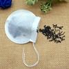 100Pcs White Round Tea Bags Empty Filter Paper Teabags With String For Herb Tea