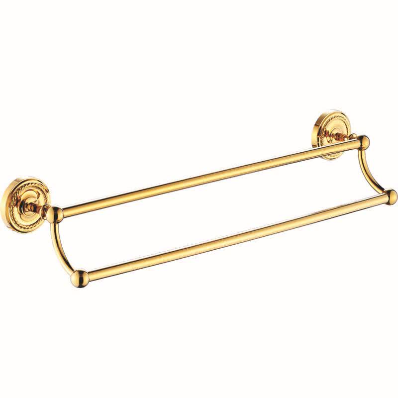 MDNG Gold Double Towel Rack