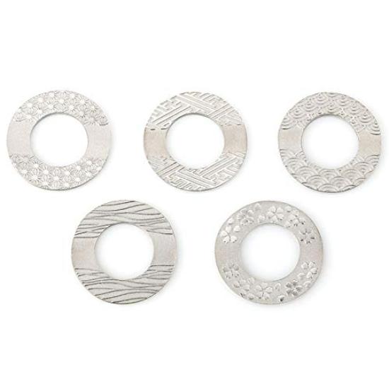 

Nousaku Chopstick rest Ring 5 pieces 501772 - - [100% tin] срібний