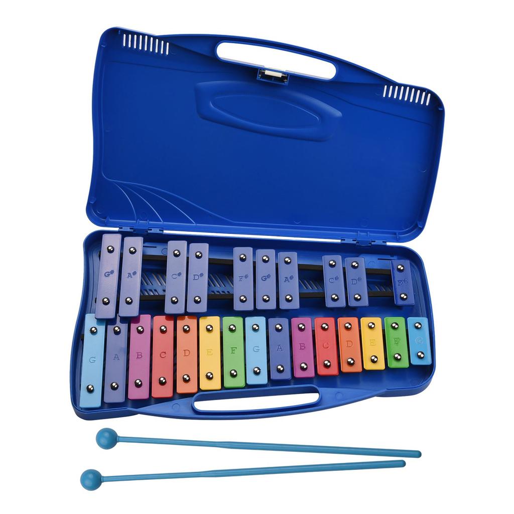 25 Notes Glockenspiel Xylophone Hand Knock Xylophone Percussion Rhythm Musical Educational Teaching Instrument Toy with