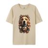 Funny Beagle Dog TShirt Mechanical Engineer Dog Cosie Printed Tops Tees Retro Cotton Men Top Tshirts