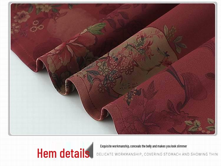 Grandma's Long-Sleeve Floral Shirt for Women Aged 60-80 - Spring/Autumn Turn-Down Collar Jacket