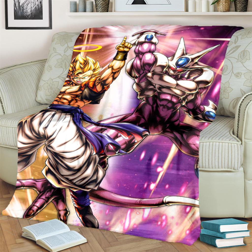 Soft Dragon Ball! Warm Blanket Flannel Print for Bedrooms, Sofas, Beds, Chairs, Picnics, Travel