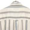 CHAPS RALPH LAUREN Striped Pattern Short Sleeve Button Down Shirt L White Men's Used