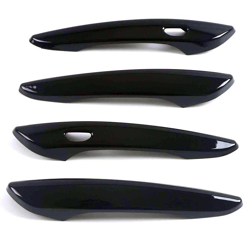 Car Decoration Door Handle Cover For Mazda CX80 CX-80 2024 Glossy Black Chrome Silver Carbon Fiber Cars Accessories Styling