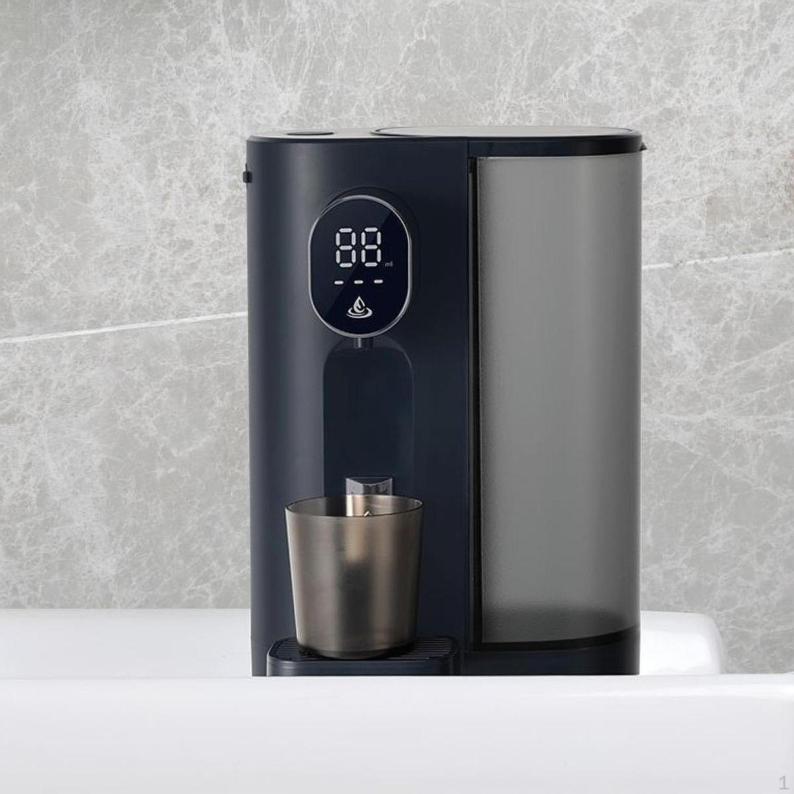 Automatic Mouthwash Dispenser for Bathroom Induction Machine 4 Dispensing Levels Wall bianco