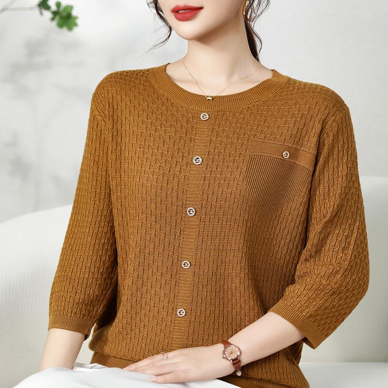 QingHe Cashmere Women's 30% Cashmere Sweater - Soft & Warm Wool Blend Pullover