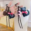 Heart Shaped Faux Leather Mini Backpack Hanging Handbag Pendant Bag Pendant Bags Accessories