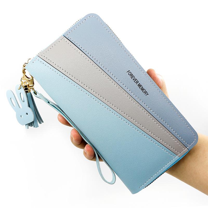 Women's PU Leather Long Wallet - Cute Fashion Clutch with Multi-Card Holder, Luxury Ladies Purse & Zipper Coin Pocket