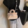 Vintage Lamm Plüschtasche Damenmode Tragbare Kleine Quadratische Tasche High-End Umhängetasche