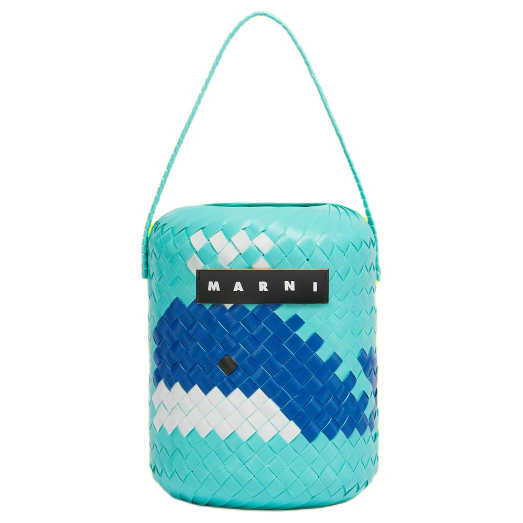 

Marni Market Letter Patch Whale Pattern Polypropylene And Leather Bucket Bag Women Handbags Light-Blue SHMH0123A1RF081JQC57 Basic Set (Bag+Dust Bag)