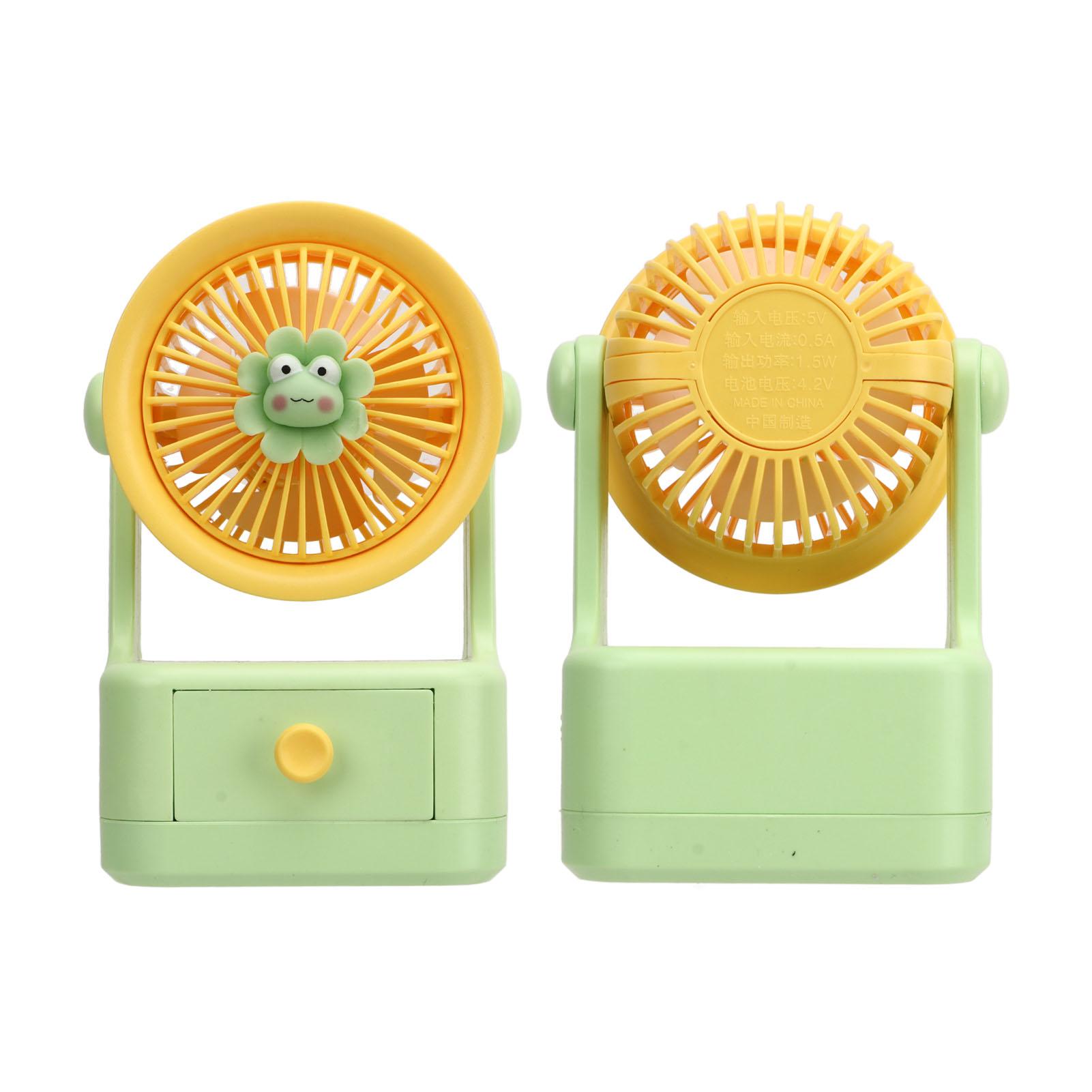 

Desk Fan USB Charging Angle Cute Portable Multifunction Circulator Fan for Travel