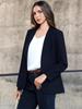 2025 European Slim Fit Women's Solid Color Long Sleeve Single Button Casual Blazer