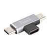 2 In 1 TypeC Female To Micro Male Adapter for IPhone TypeC Mobile Phone Upgarde Accessory(Double TypeC Interface )