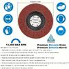 1pc 4.5 Inch Flap Discs 40 60 80 120 Grit Grinding Discs 4 1/2 Assorted Sanding Grinding Wheels,Aluminum Oxide Abrasives,Grind