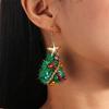New Fashion Mix Styles Merry Christmas Drop Earrings for Women Christmas Tree Deer Santa Dangle Earrings New  Jewelry Gifts