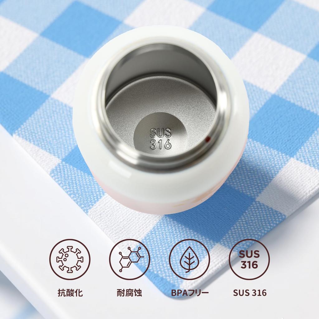 SANTECO Wasserflasche mit Vakuum Weit 316 Edelstahl Sportgetränk Sportflasche Kinder 3-Wege-Strohhalm, 500ml, Isoliert, Mundstück, Stahl, Kompatibel,