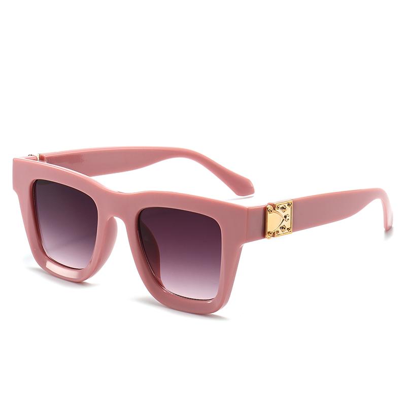 

New Large-Framed European And American Fashion Street Style Sunglasses That Are The Same As Those For Internet Celebrities 5219 розовый