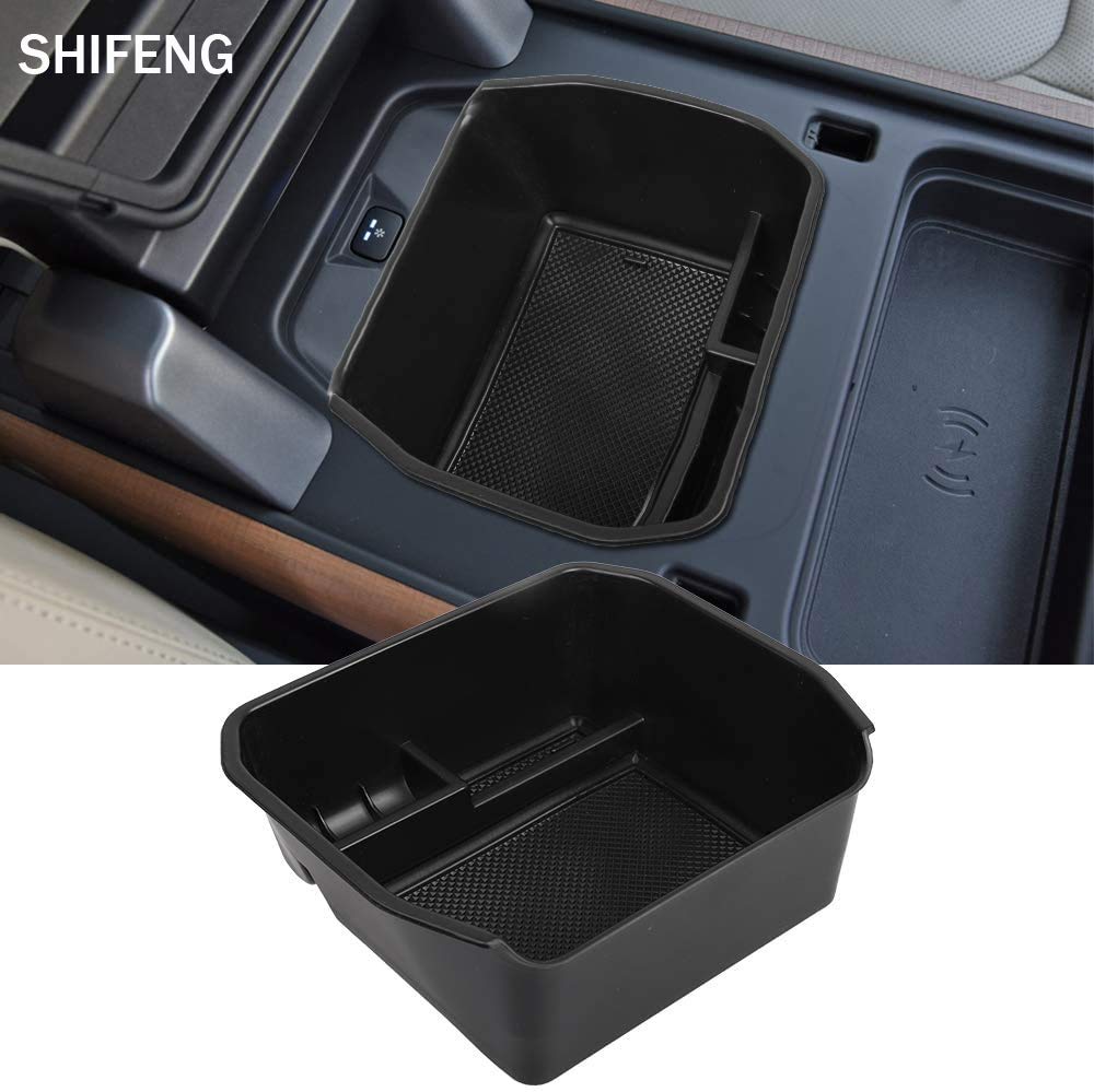 SHIFENG Plastic Car Central Console Storage Armrest Box Phone Tray Accessories for Land Rover Defender 110 2025 2020-2024 (B Style)
