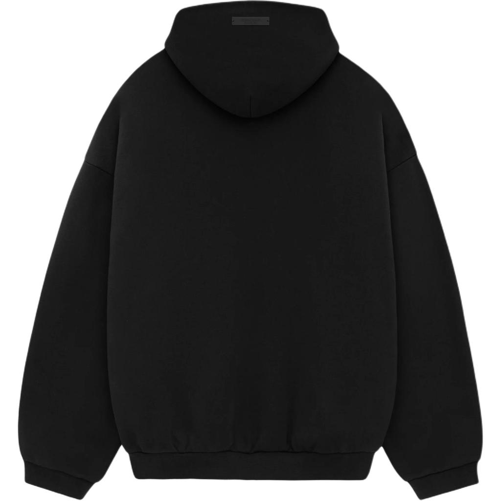 Fear of God Essentials Felpa con Cappuccio in Pile Nera Uomo Top 192BT246250F