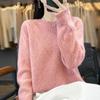 Women Sweater 100% Wool MODERN NEW SAGA O-neck Knit Pullover Thick Winter Jumpers Female Knit Tops
