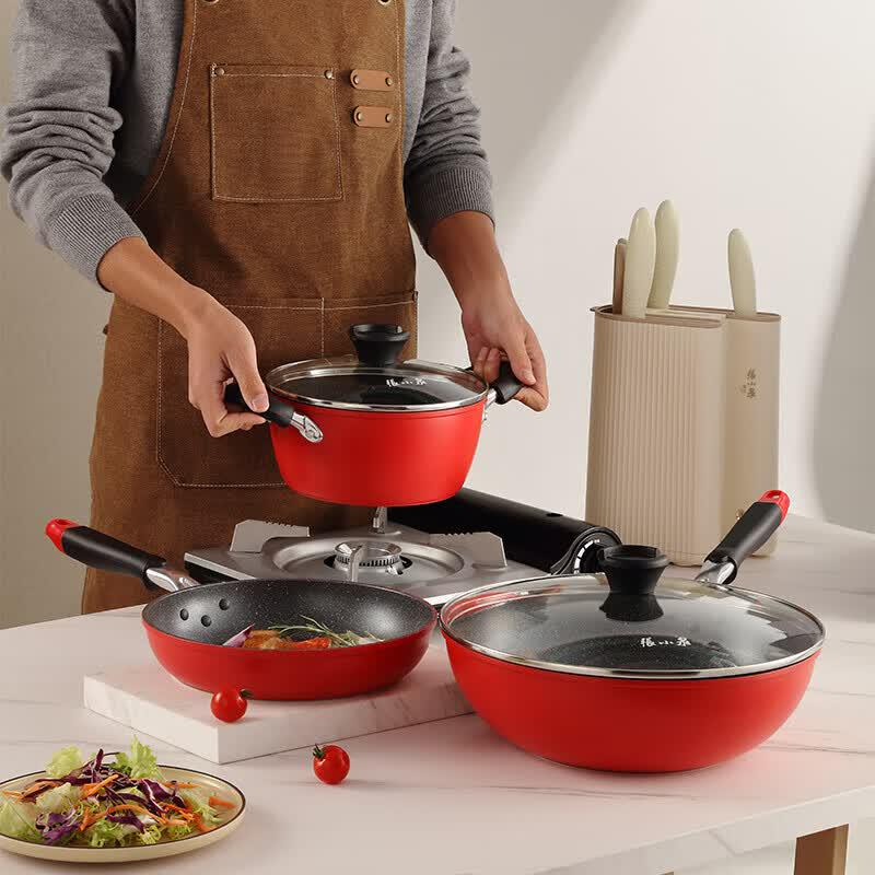 

Zhang Xiao Quan Volcanic Rock Non-stick Cookware Set