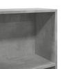 Bookshelf Concrete Grey 60 x 24 x 109 cm Engineered Wood