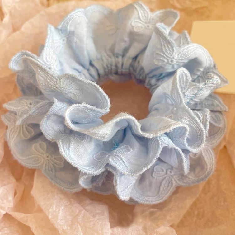Fashionable Hair Scrunchies Double layer Elastic Hairbands Hair Accessories