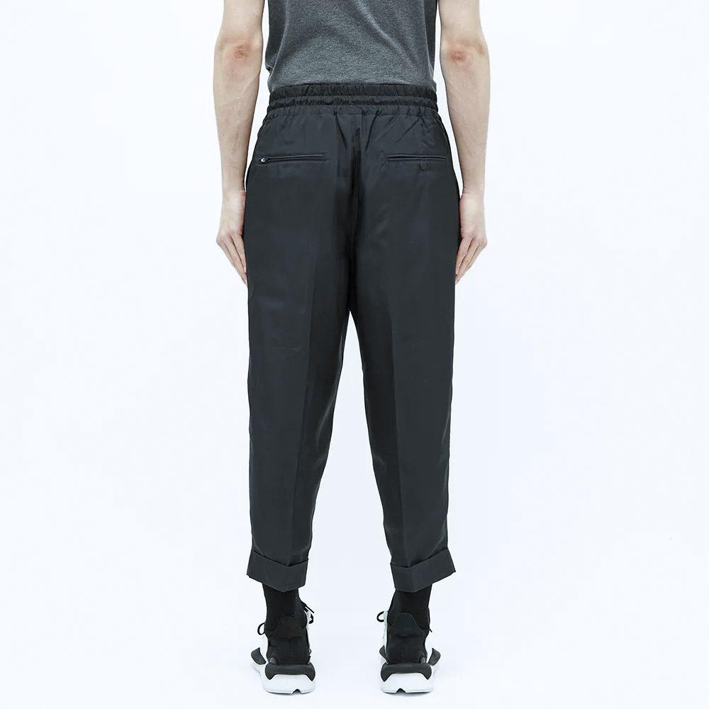 Y 3 Knitted Sweatpants Men's Black Moderate Straight Fit Pants GK4379