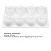 Easter Egg Silicone Mold for Mousse Cake 3D Baking Mold for Chocolate Pudding Jelly Non-Stick Oven Freeze Pan for Dessert